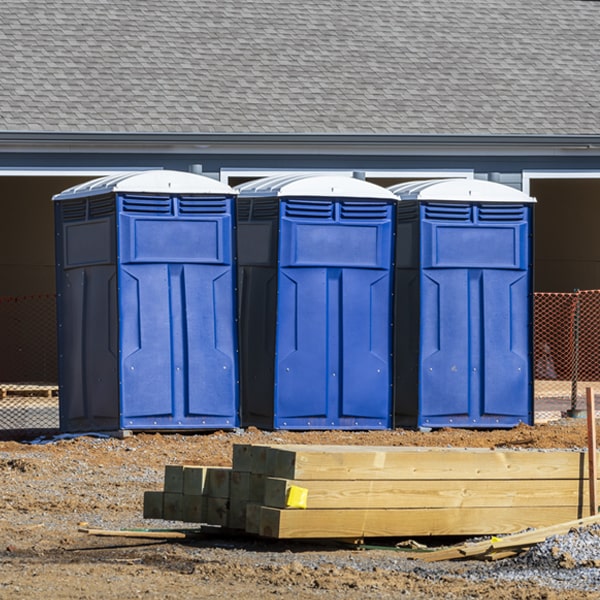 are there any restrictions on where i can place the porta potties during my rental period in Kunkle